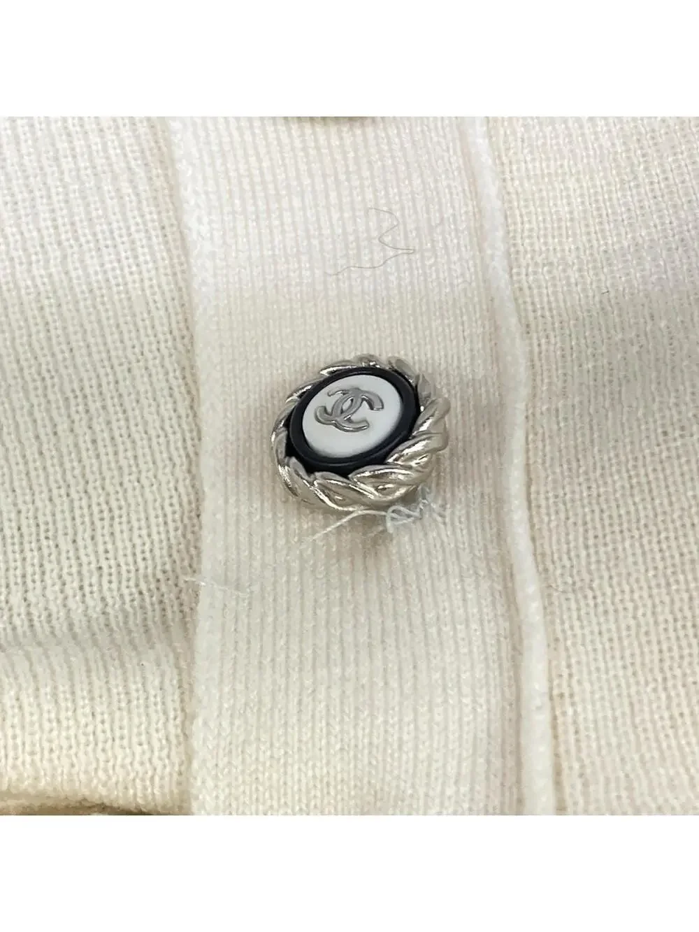 Chanel Cream Outer Fabric] Wool Women's #295574C12B